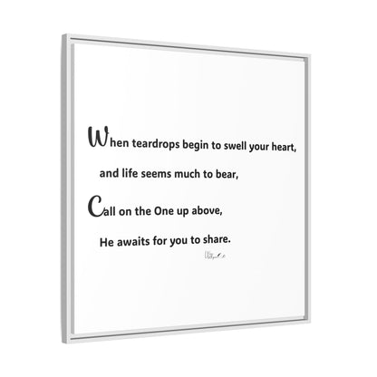 Matte Canvas, Framed (Multi-color)