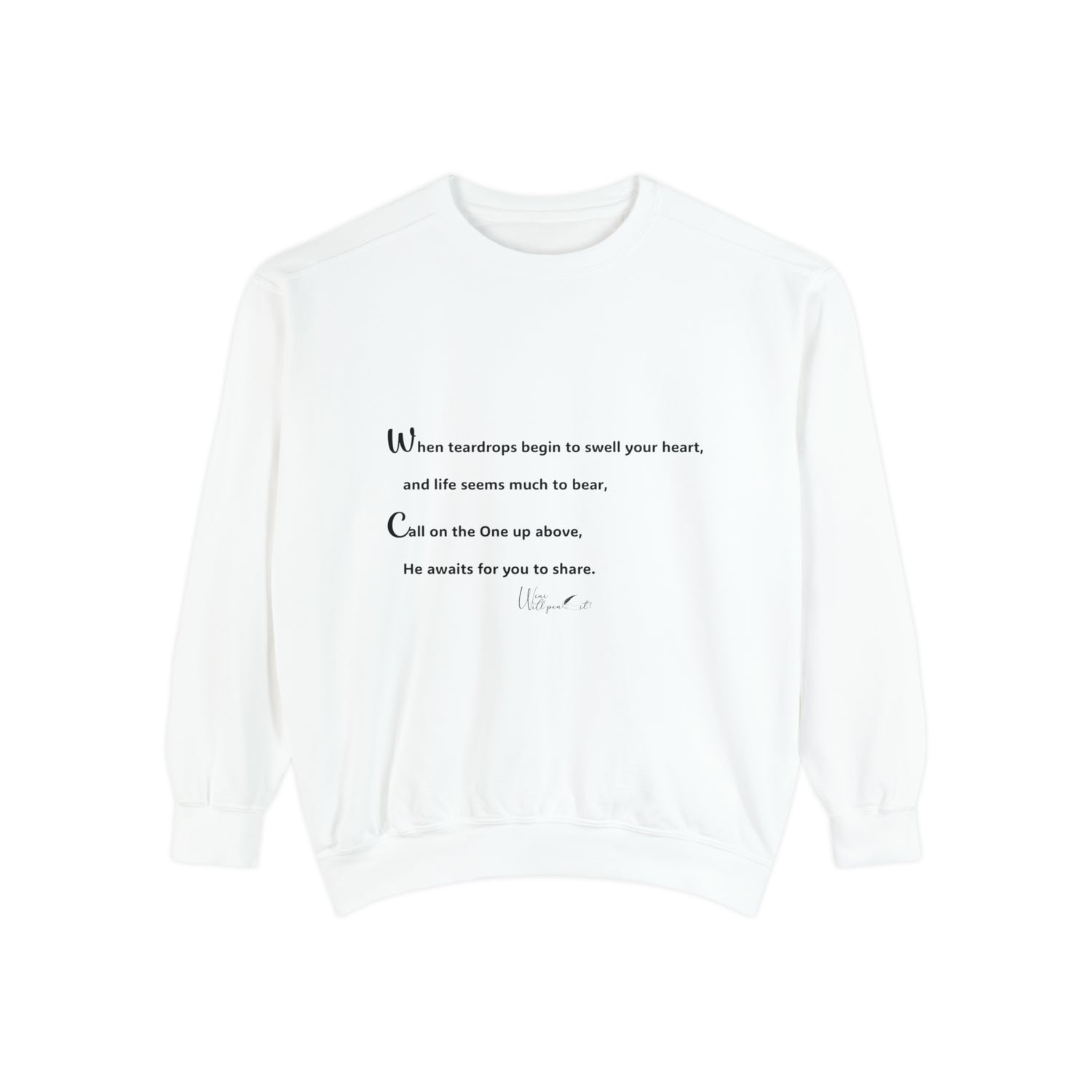 Unisex Garment-Dyed Sweatshirt