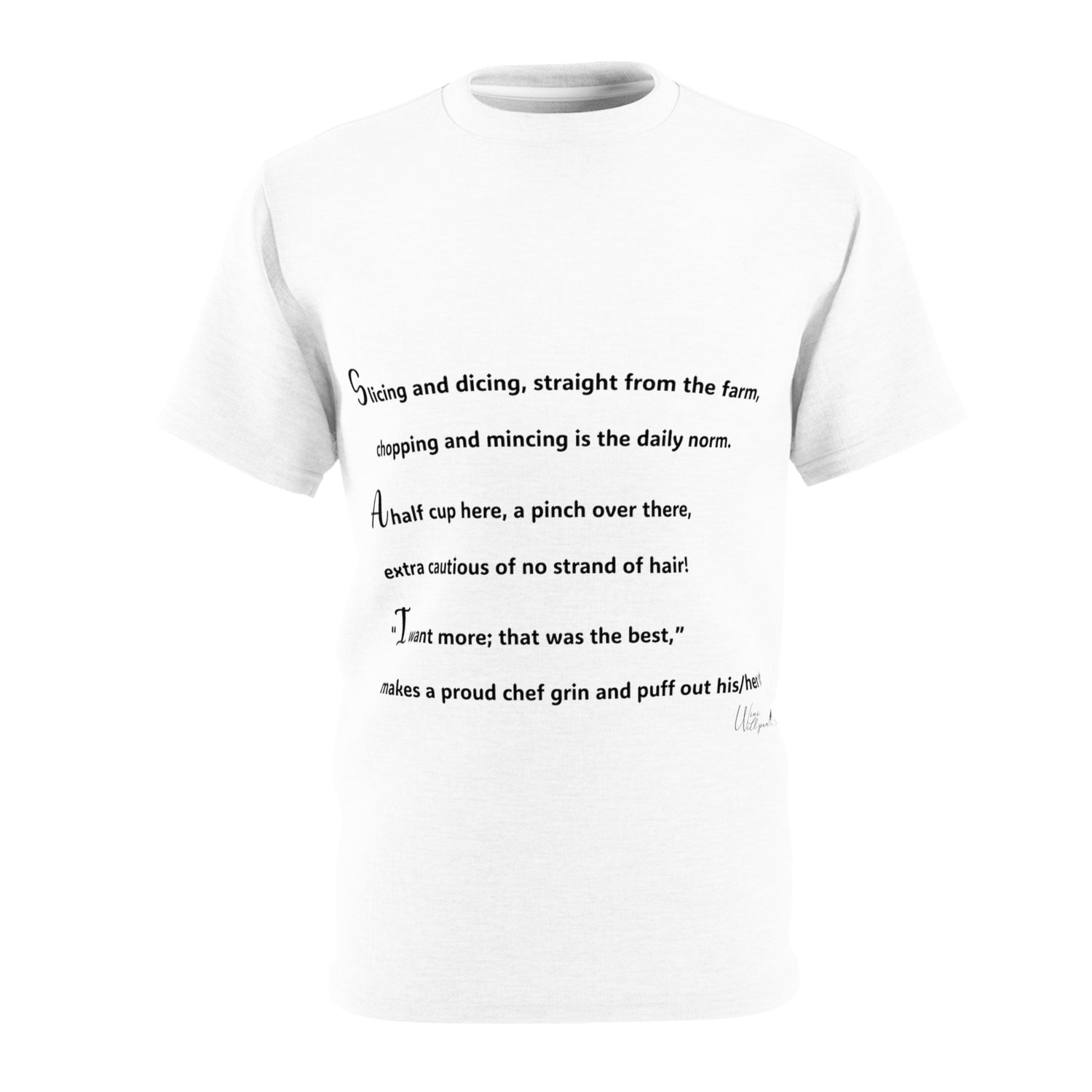 Unisex Cut &amp; Sew Tee (AOP)