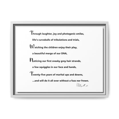 Matte Canvas, Framed (Multi-color)