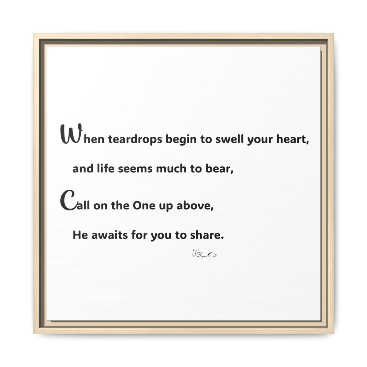 Matte Canvas, Framed (Multi-color)