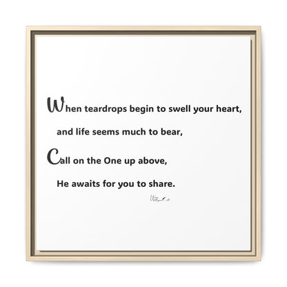Matte Canvas, Framed (Multi-color)