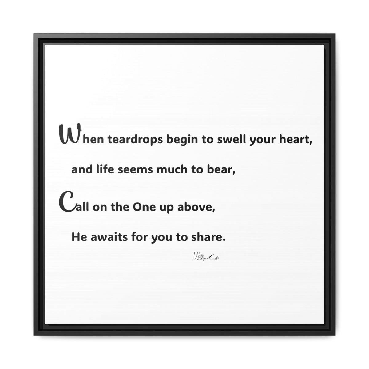 Matte Canvas, Framed (Multi-color)