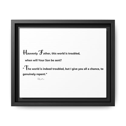 Matte Canvas, Framed (Multi-color)