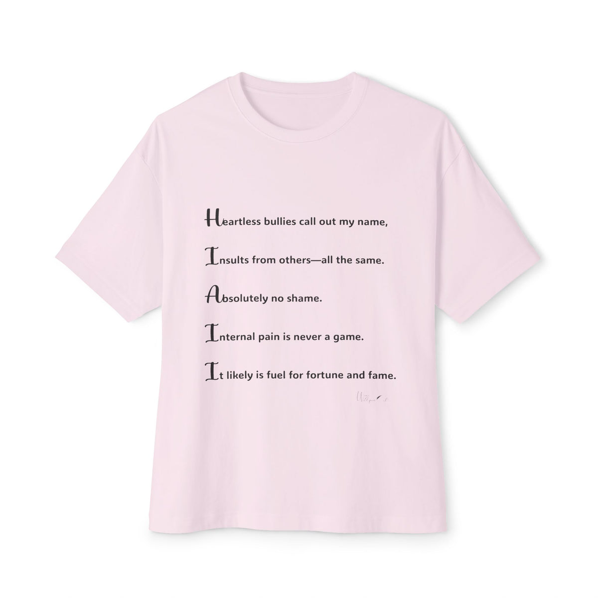 Unisex Oversized Boxy Tee
