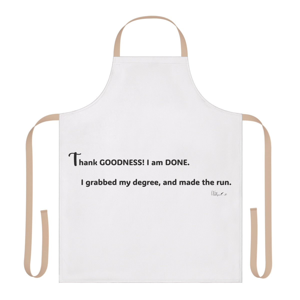 Apron, 5-Color Straps (AOP)