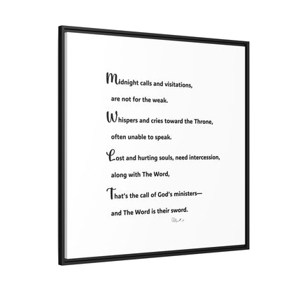 Matte Canvas, Framed (Multi-color)