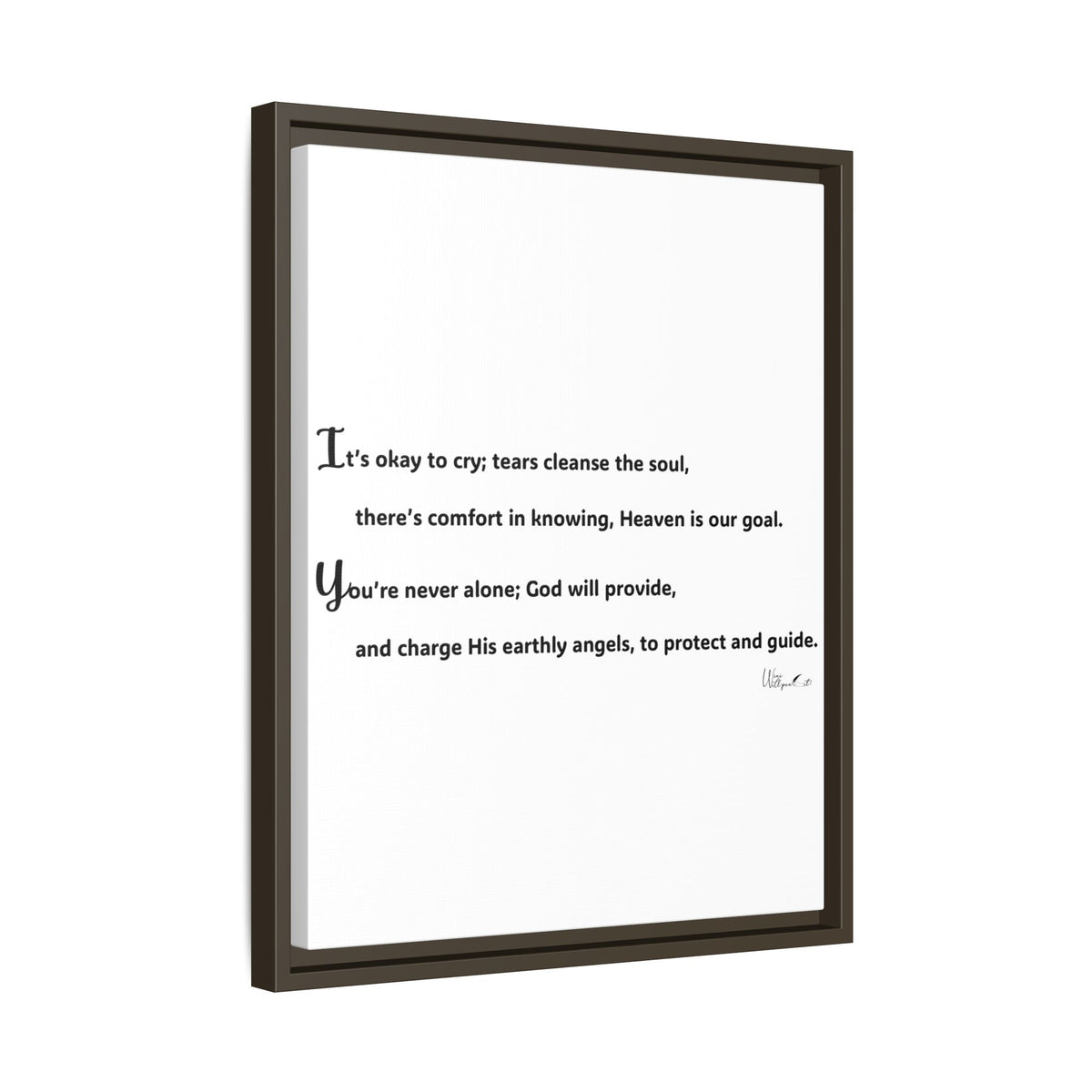 Matte Canvas, Framed (Multi-color)