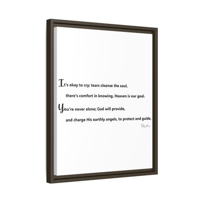 Matte Canvas, Framed (Multi-color)