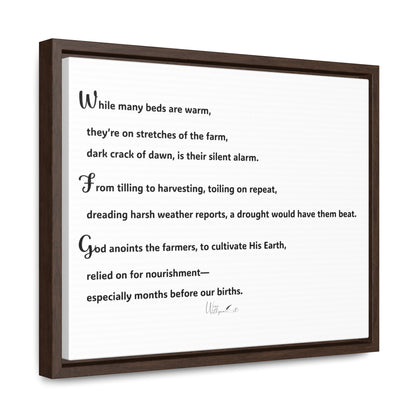 Gallery Canvas Wraps, Horizontal Frame