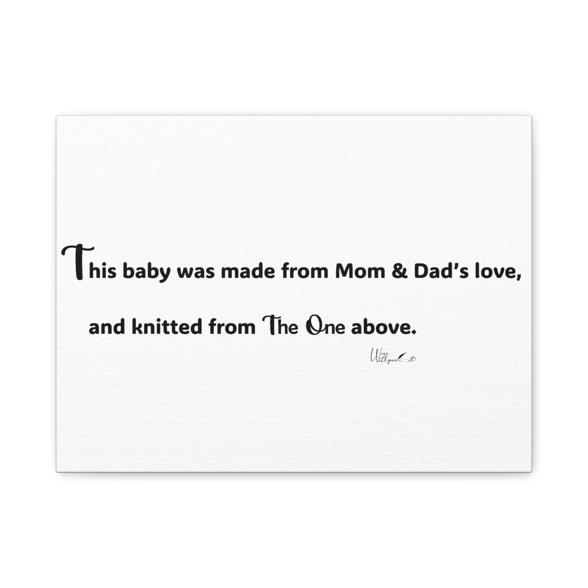 Matte Canvas, Stretched, 1.25"