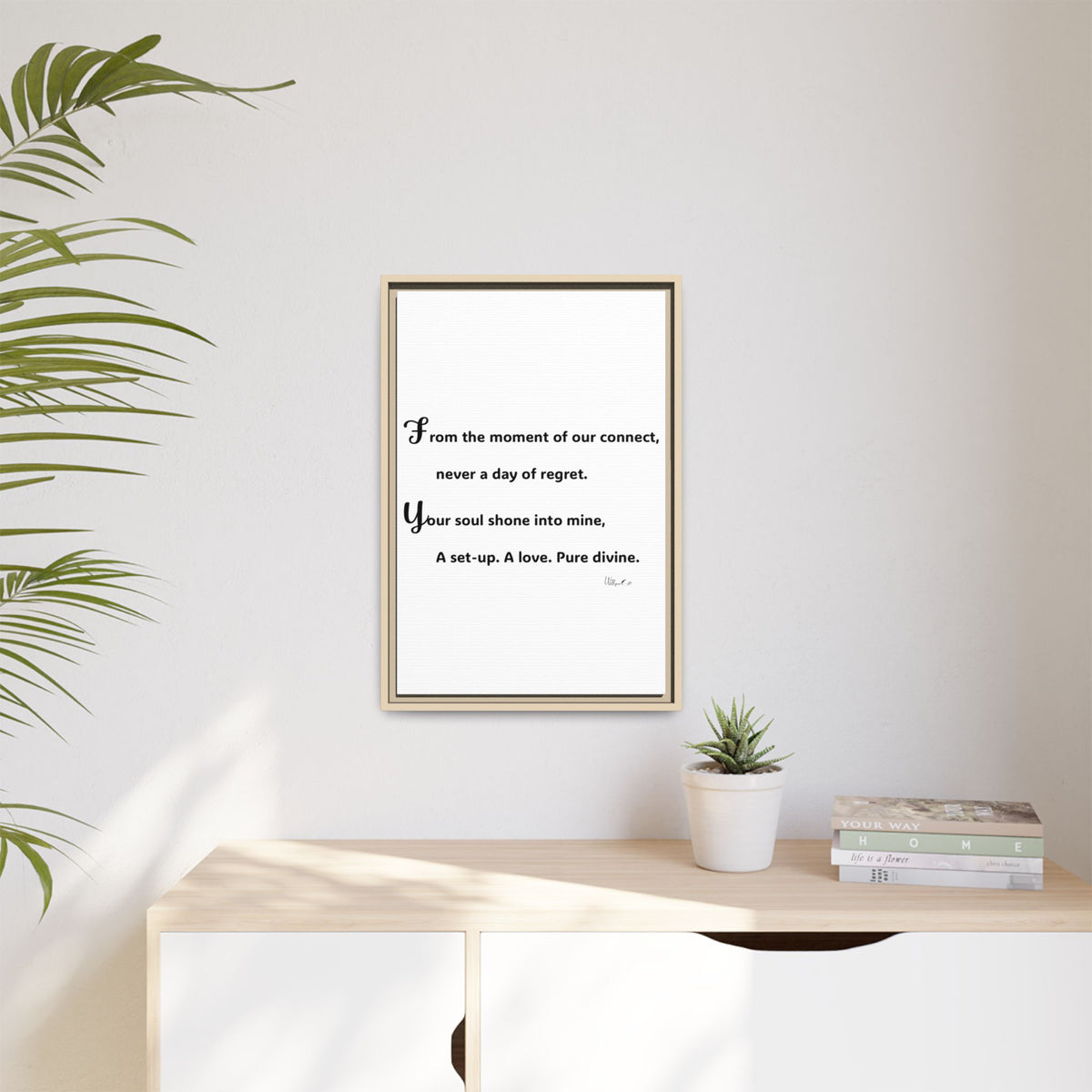 Matte Canvas, Framed (Multi-color)