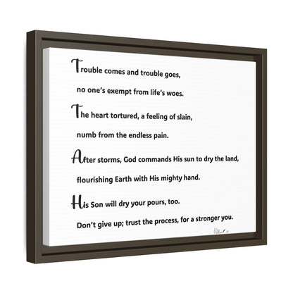 Matte Canvas, Framed (Multi-color)