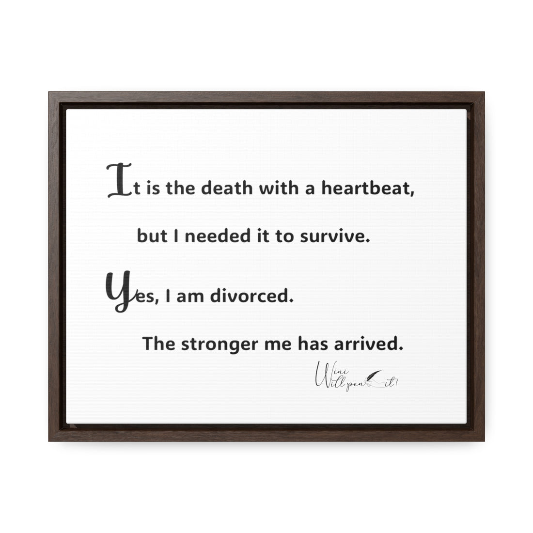 Gallery Canvas Wraps, Horizontal Frame