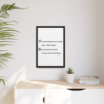 Matte Canvas, Framed (Multi-color)