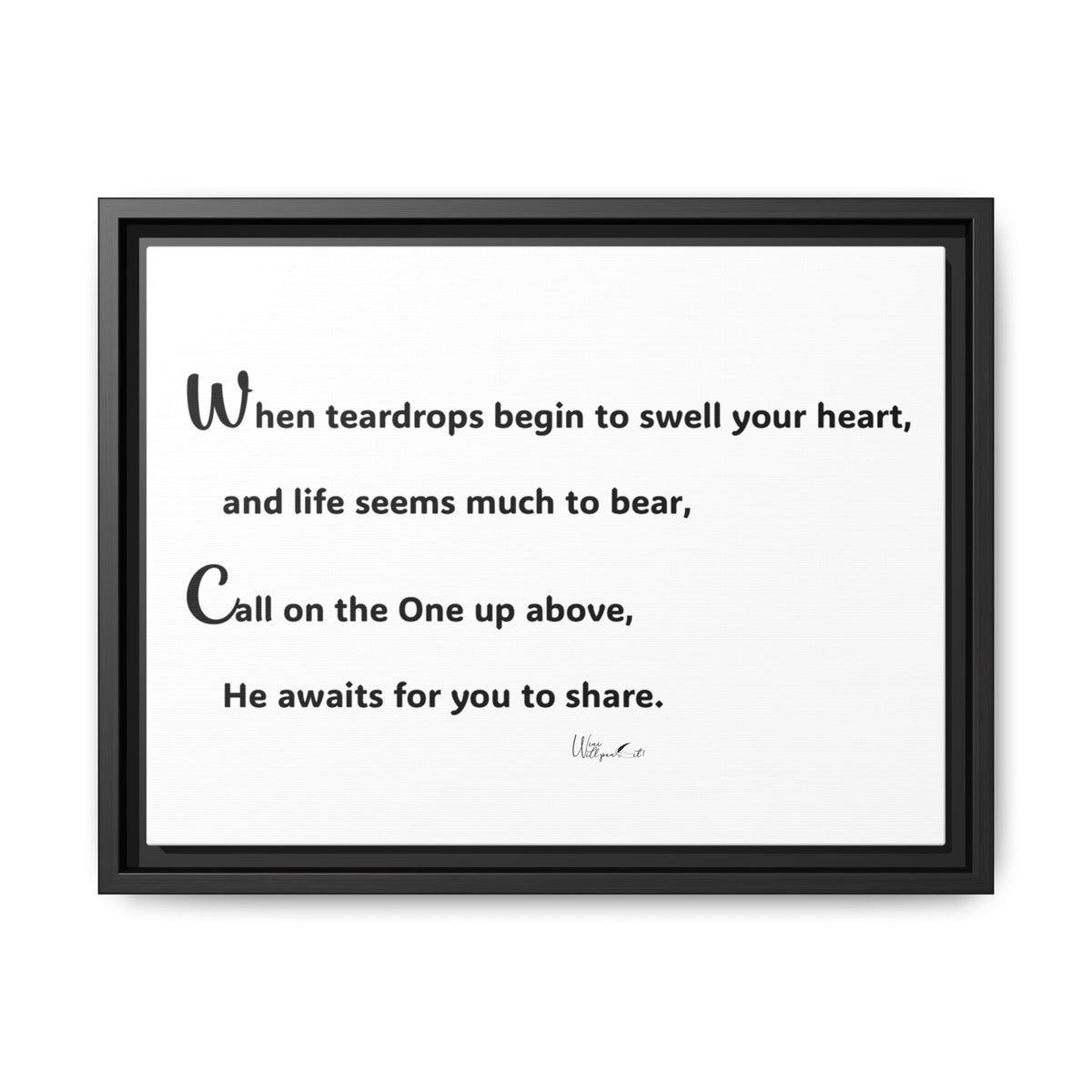 Matte Canvas, Framed (Multi-color)