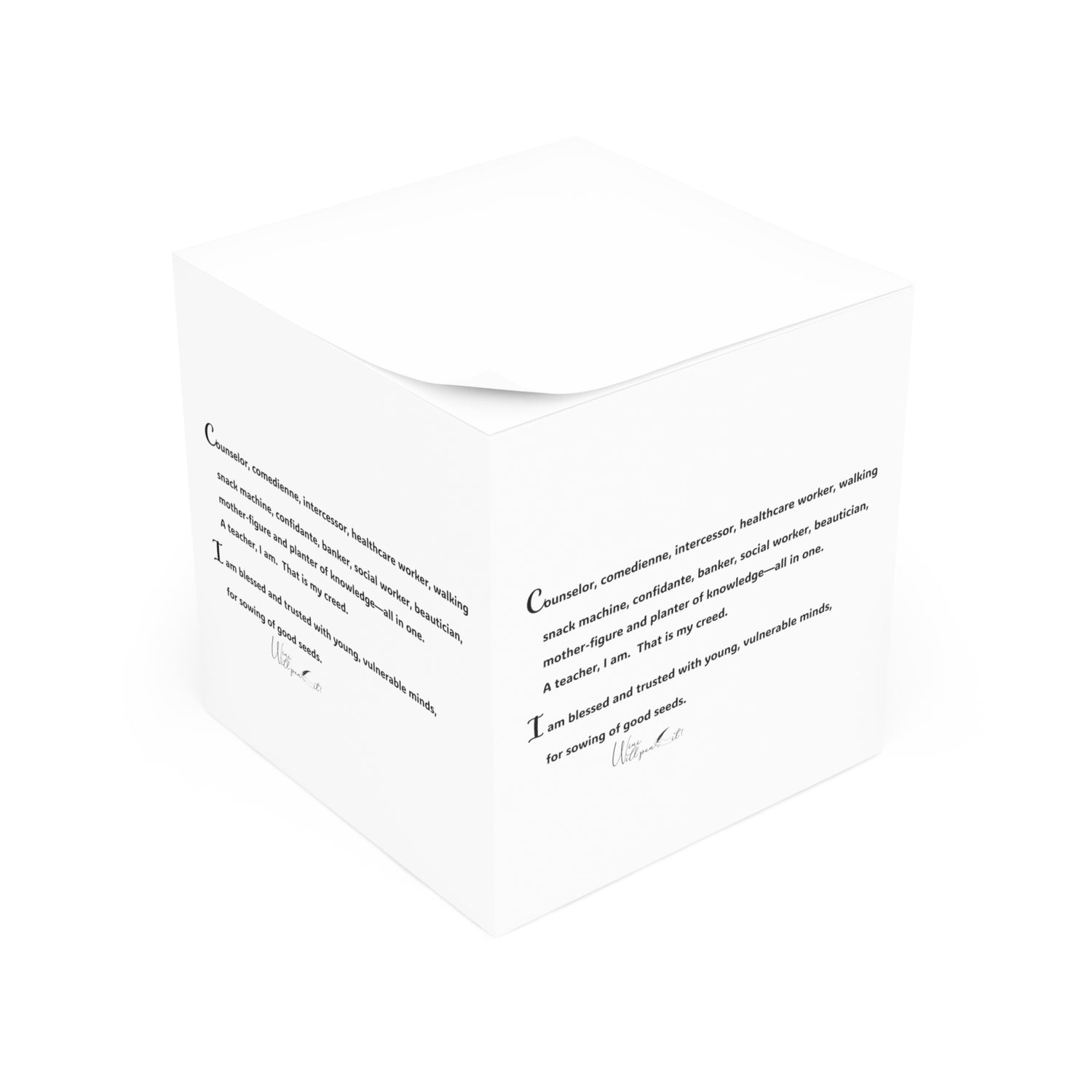 Note Cube