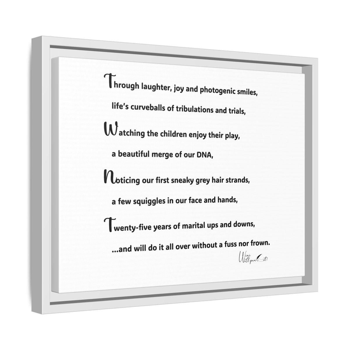 Matte Canvas, Framed (Multi-color)