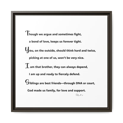 Matte Canvas, Framed (Multi-color)