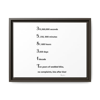 Matte Canvas, Framed (Multi-color)
