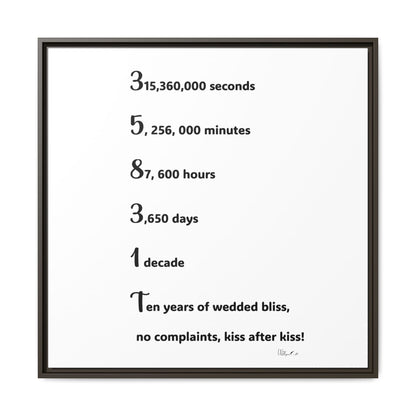 Matte Canvas, Framed (Multi-color)