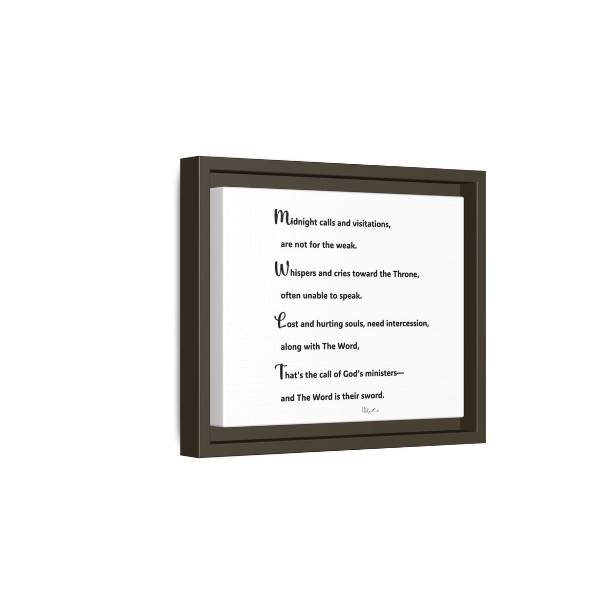Matte Canvas, Framed (Multi-color)