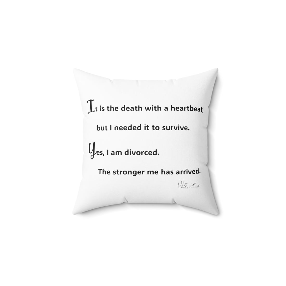 Spun Polyester Square Pillow