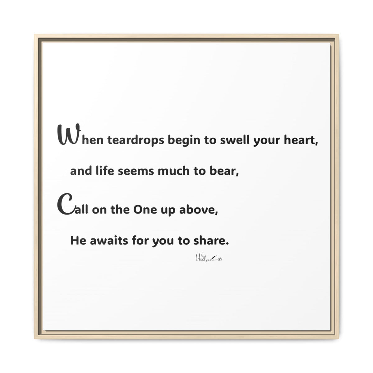 Matte Canvas, Framed (Multi-color)
