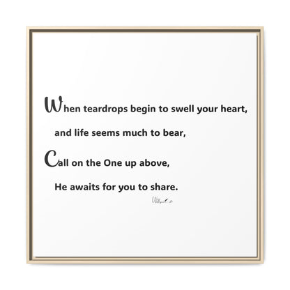 Matte Canvas, Framed (Multi-color)