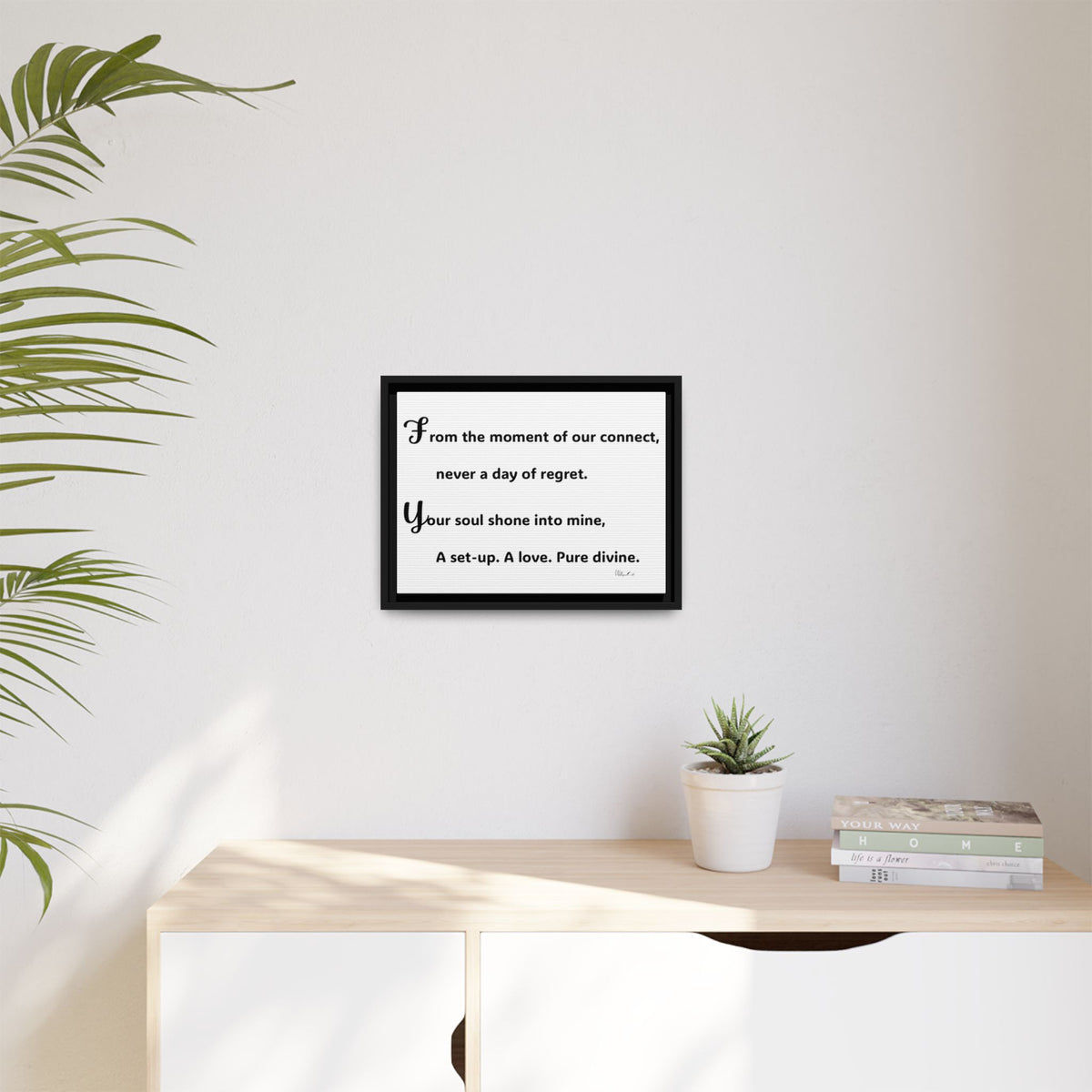 Matte Canvas, Framed (Multi-color)