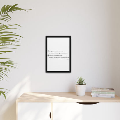 Matte Canvas, Framed (Multi-color)