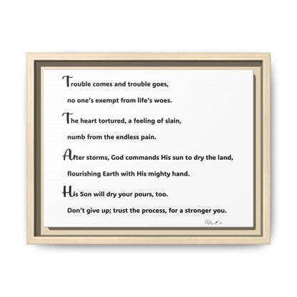 Matte Canvas, Framed (Multi-color)