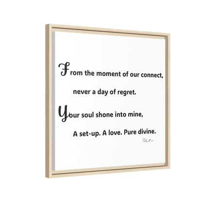 Matte Canvas, Framed (Multi-color)