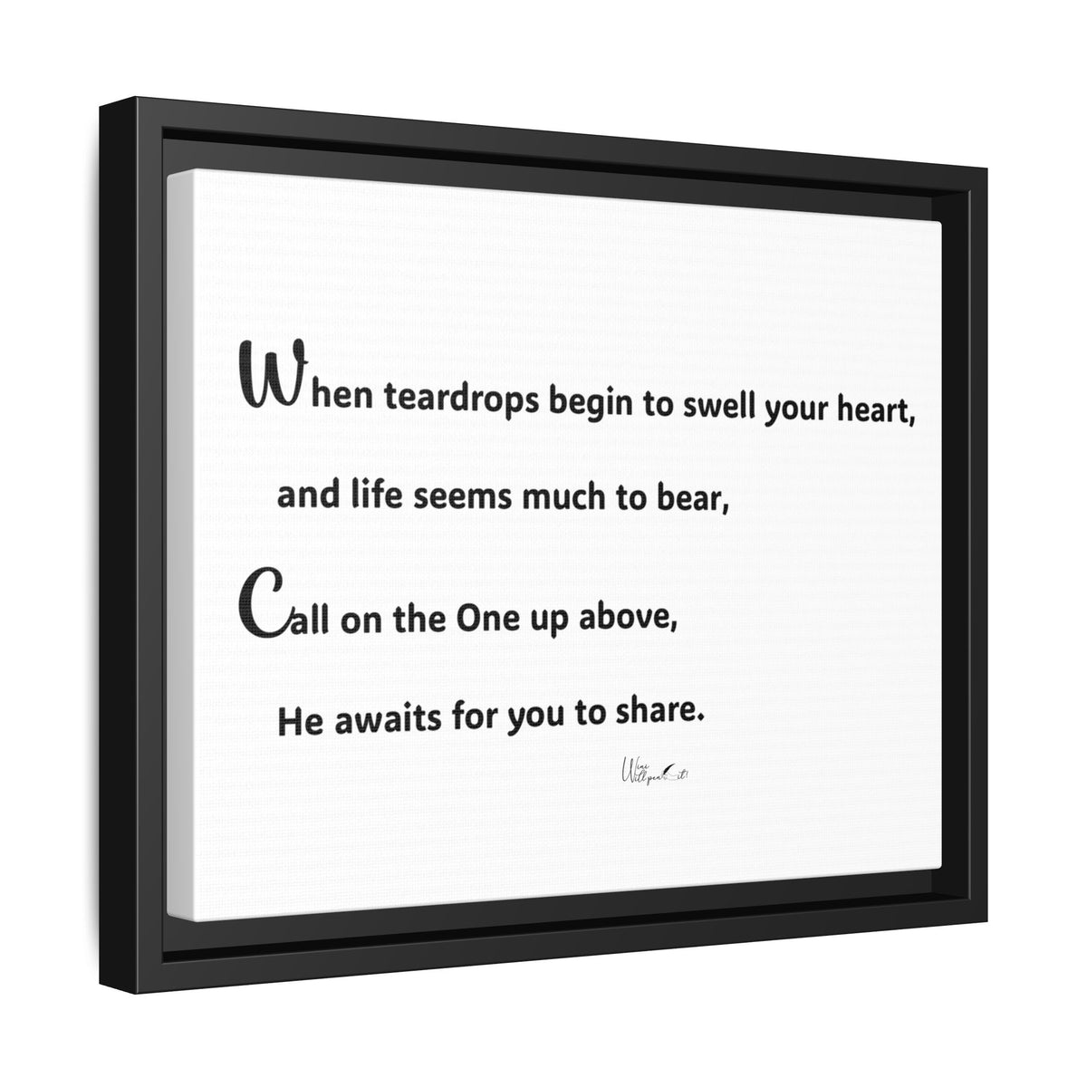 Matte Canvas, Framed (Multi-color)