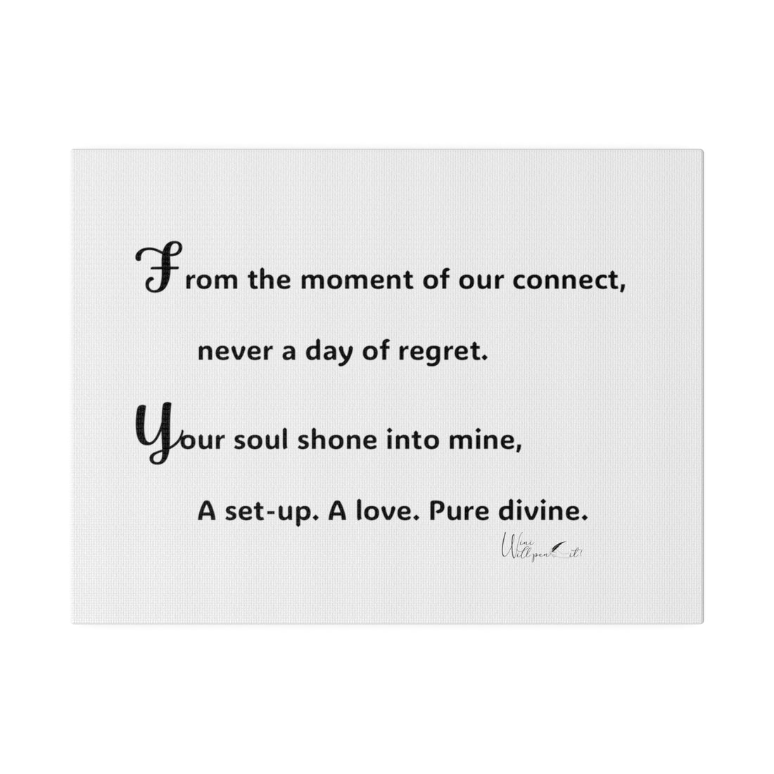 Matte Canvas, Stretched, 0.75&quot;