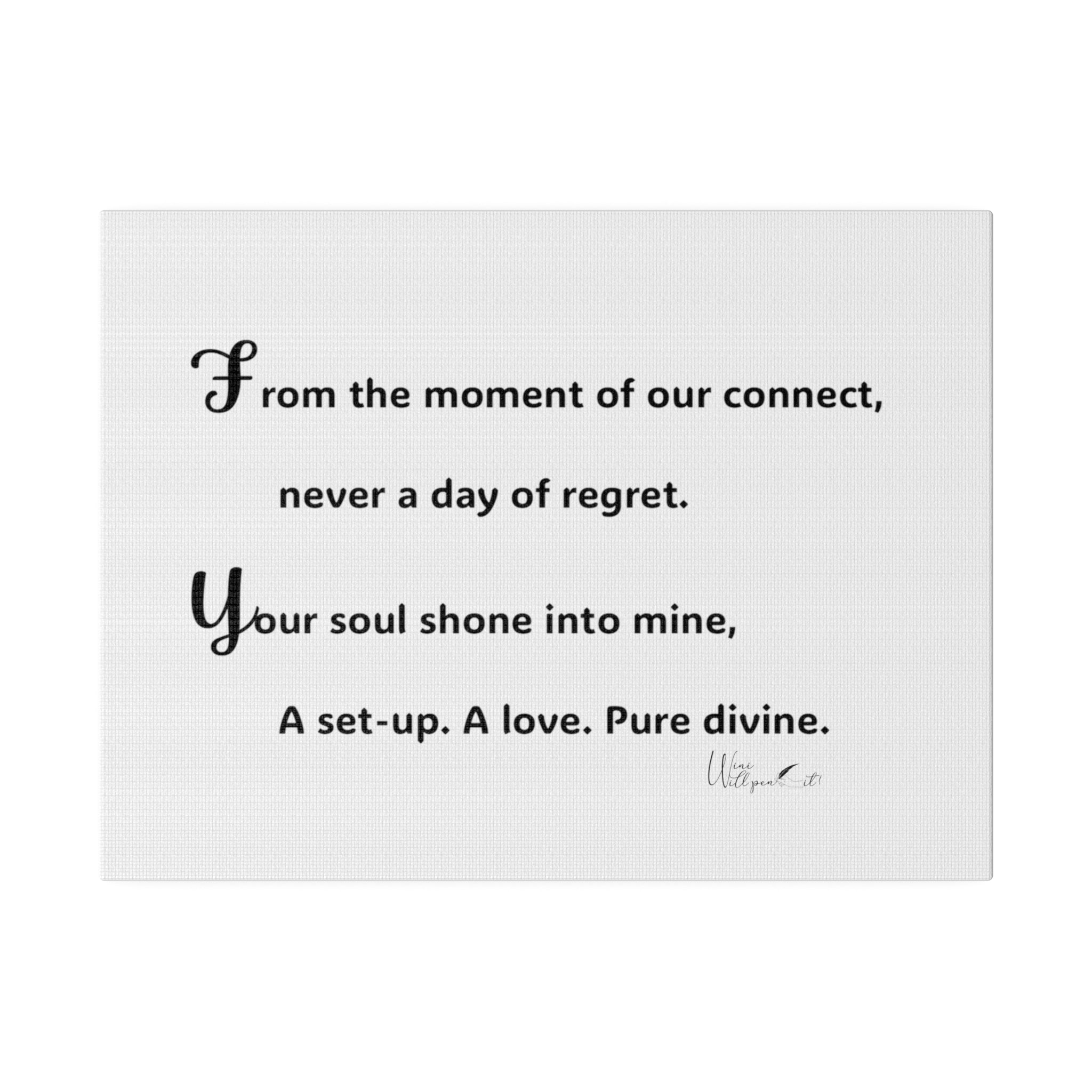 Matte Canvas, Stretched, 0.75&quot;