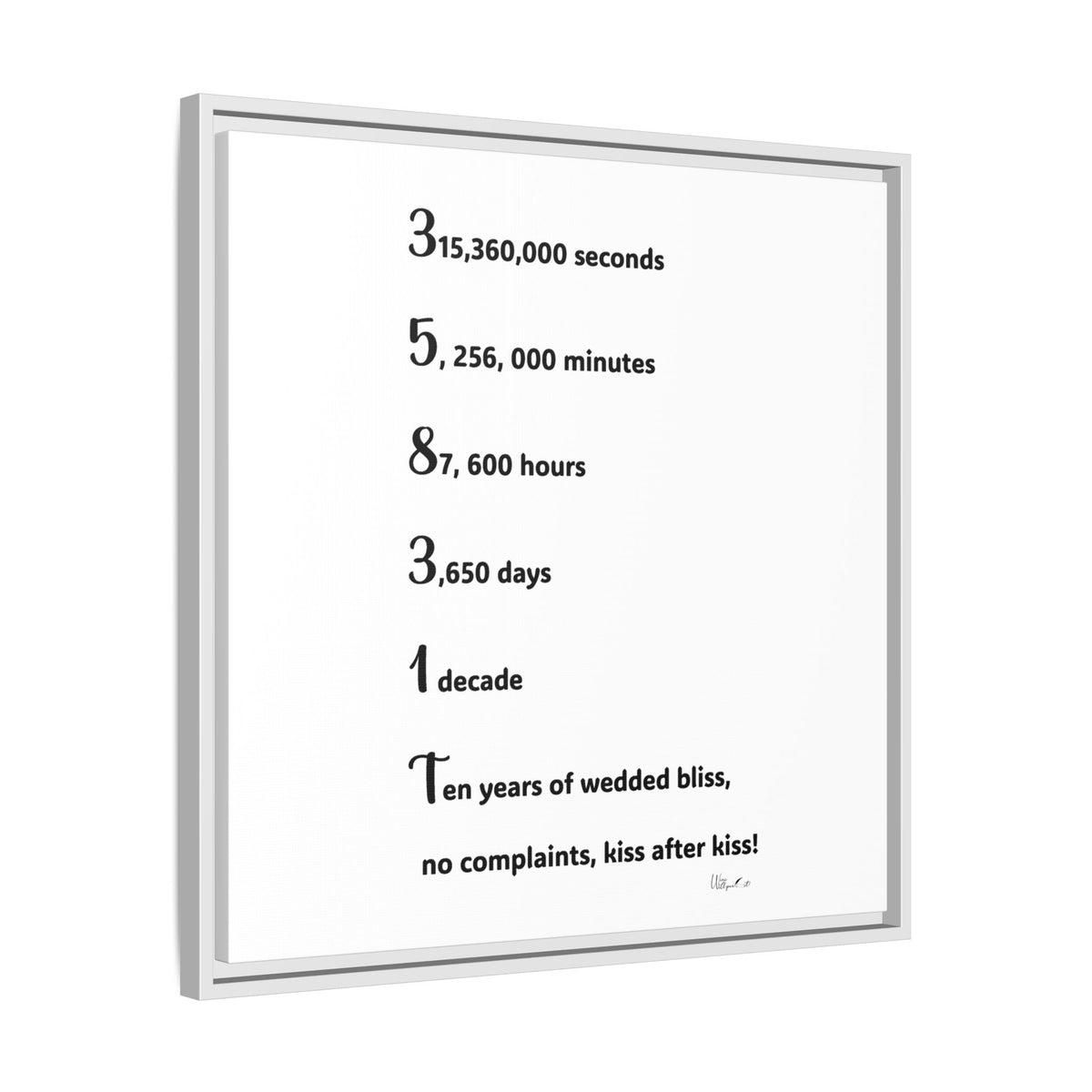 Matte Canvas, Framed (Multi-color)