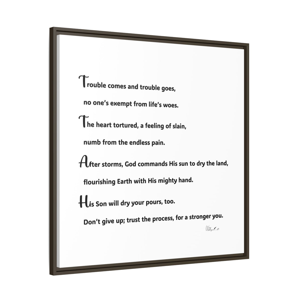 Matte Canvas, Framed (Multi-color)