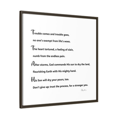 Matte Canvas, Framed (Multi-color)
