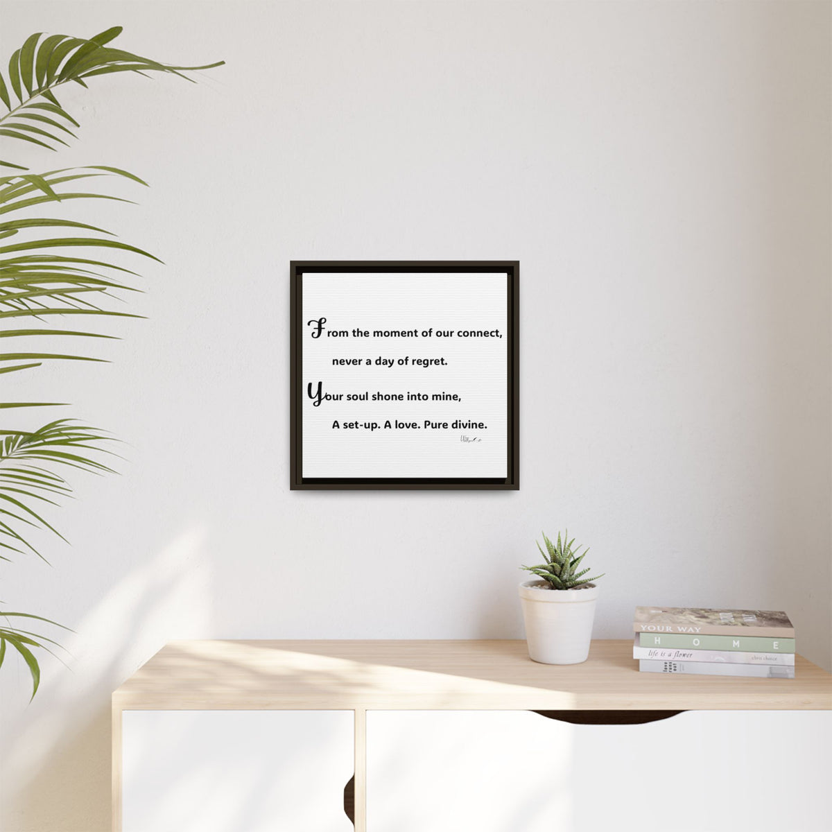 Matte Canvas, Framed (Multi-color)