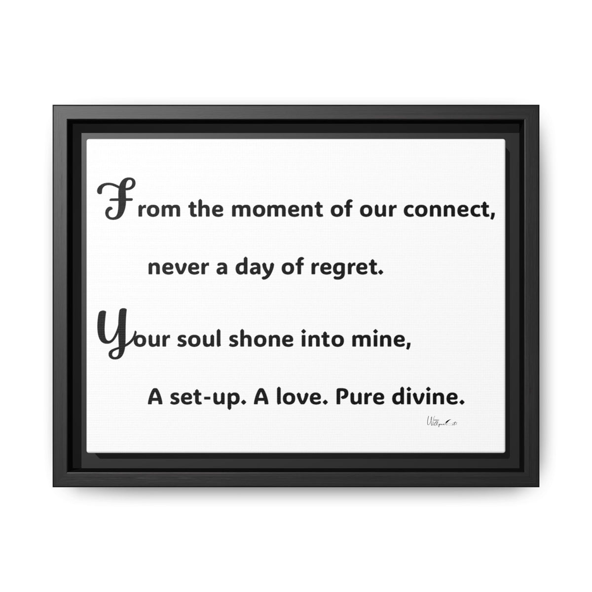 Matte Canvas, Framed (Multi-color)