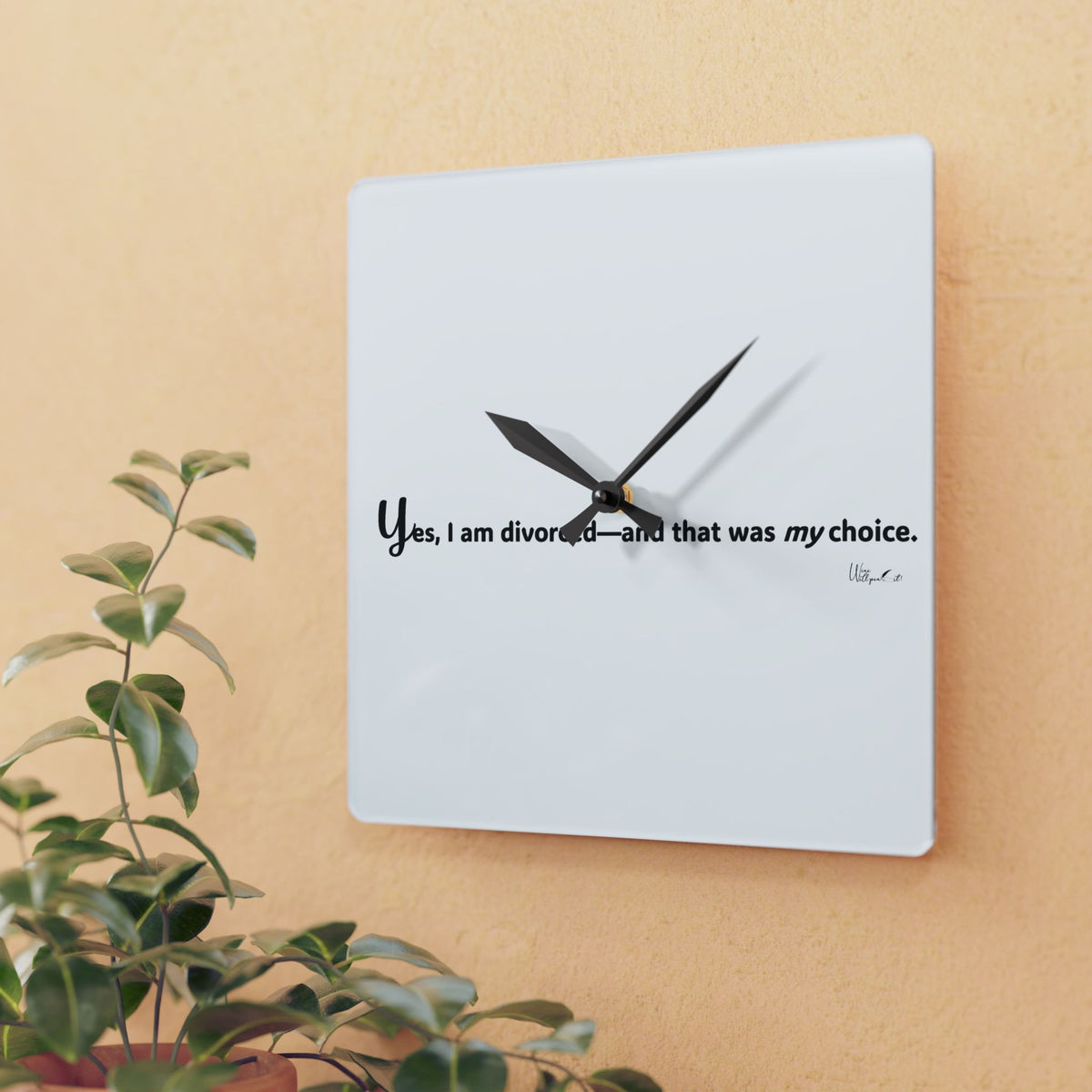 Acrylic Wall Clock