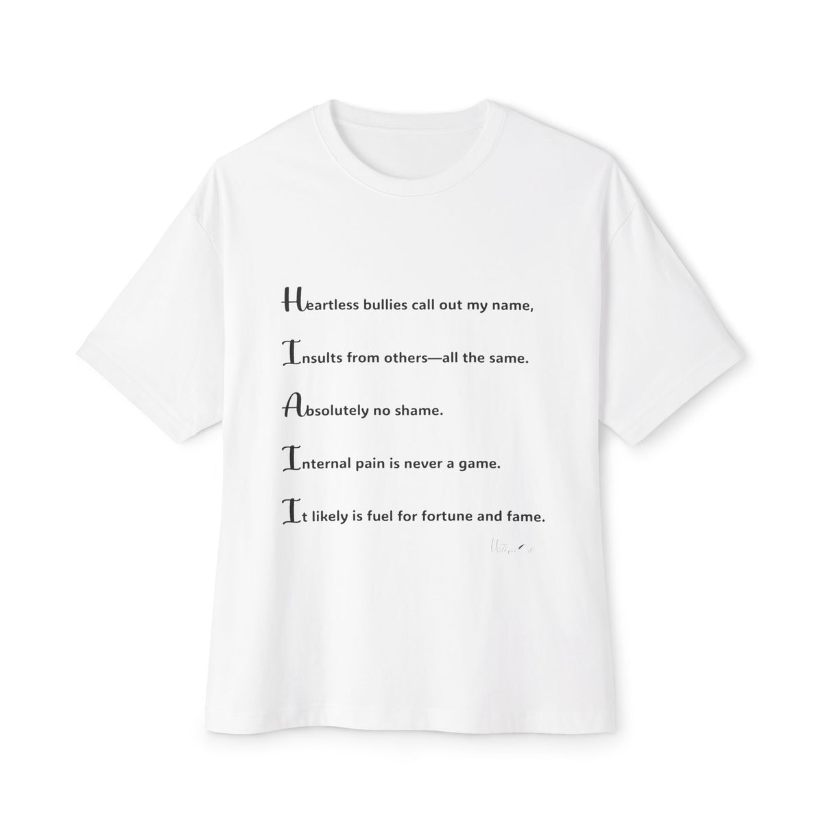 Unisex Oversized Boxy Tee