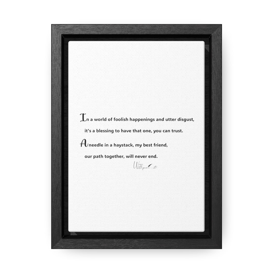 Gallery Canvas Wraps, Vertical Frame