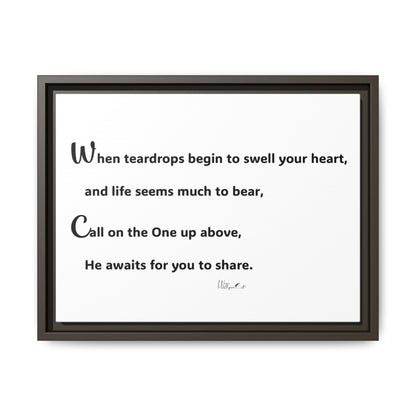 Matte Canvas, Framed (Multi-color)