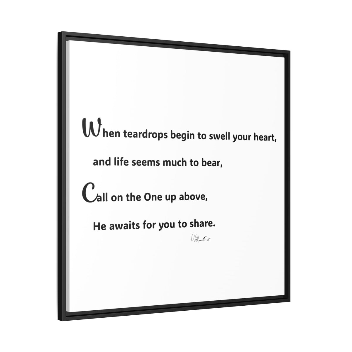 Matte Canvas, Framed (Multi-color)