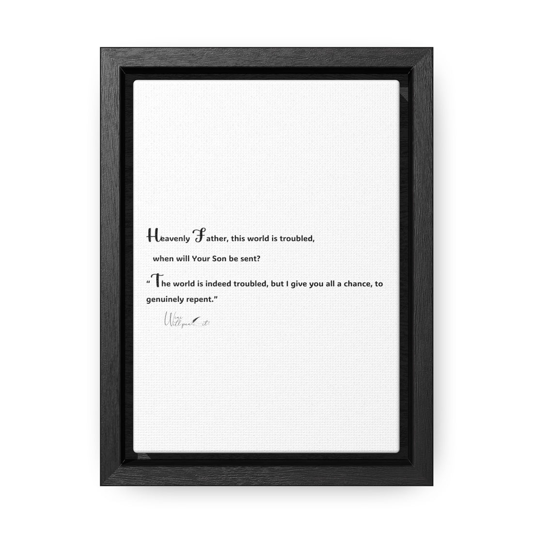 Gallery Canvas Wraps, Vertical Frame