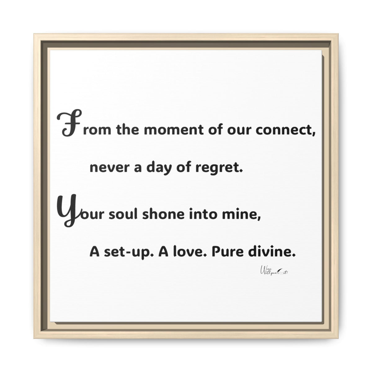 Matte Canvas, Framed (Multi-color)