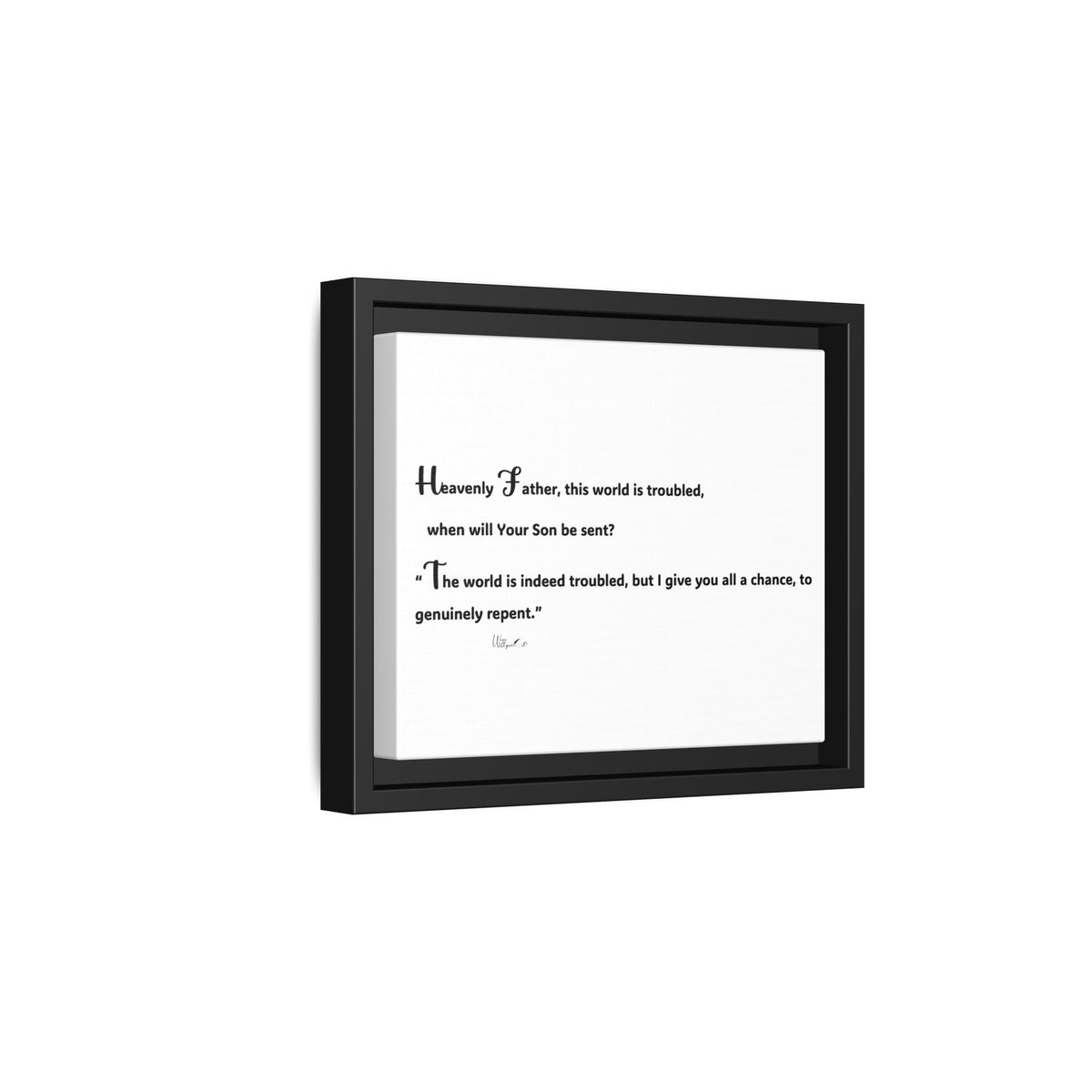Matte Canvas, Framed (Multi-color)