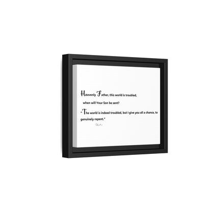Matte Canvas, Framed (Multi-color)